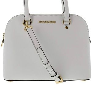 Cindy Small Jet Set Leather Top-Handle Satchel